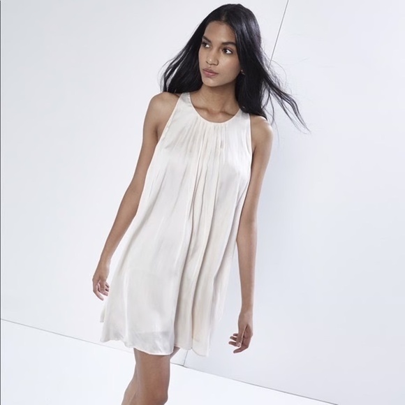 REBECCA MINKOFF Green Henderson Pleated Silk Mini Dress - Picture 2 of 8